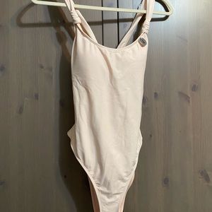Pretty pink/blush Forever21 one piece bathing suit